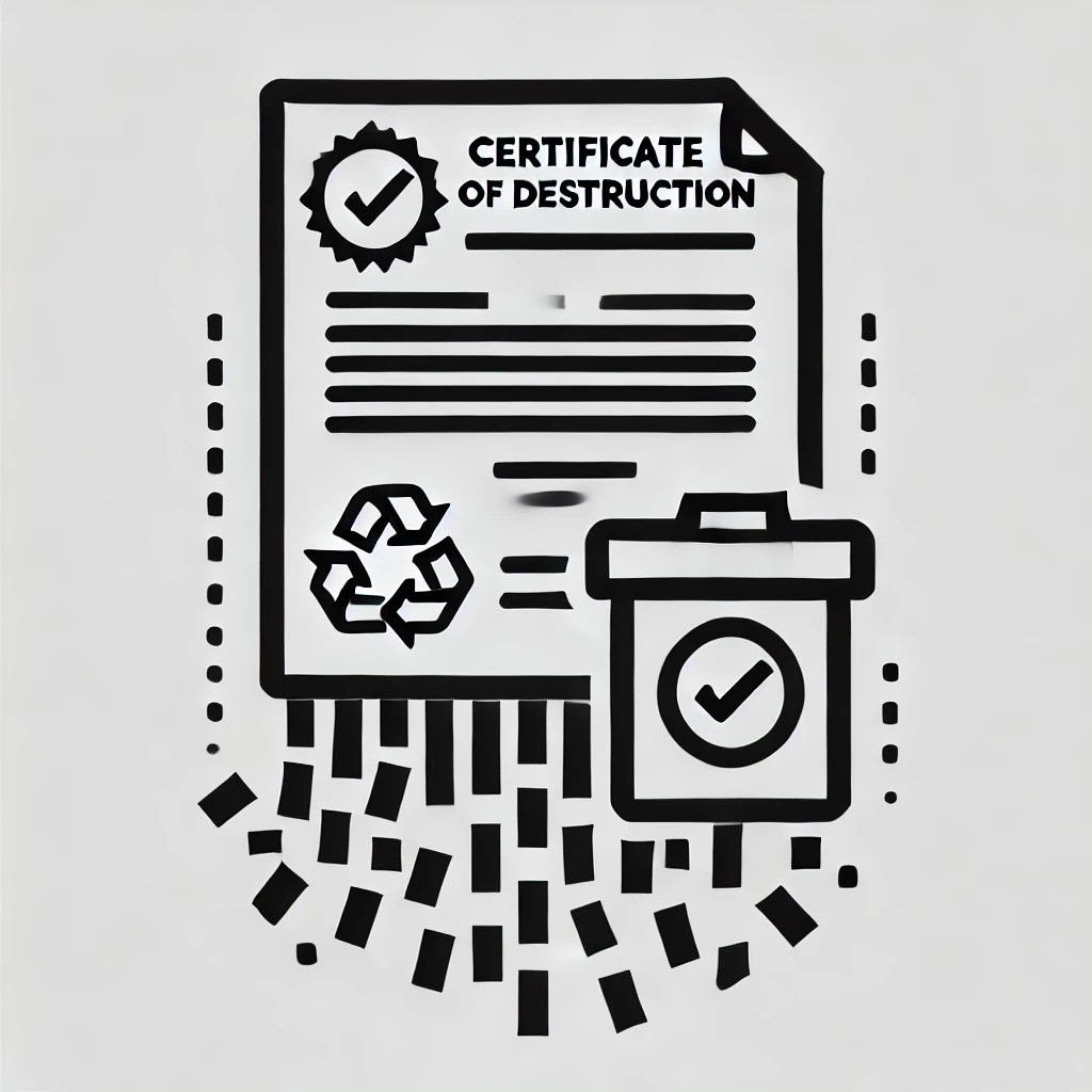 Certificates Of Destruction